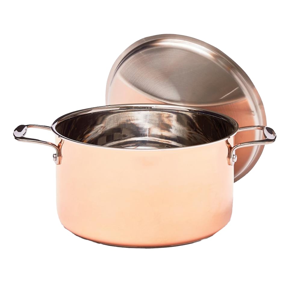 image 1 of Vinga Baron Copper Saucepan | Brown | Brown | 1