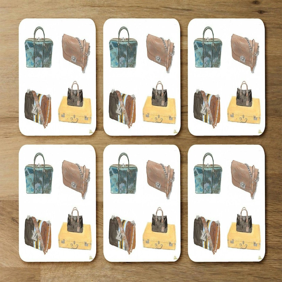 image 1 of Handbag collage (Coaster)