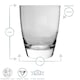 image 3 of Bormioli Rocco Nadia Double Whisky Glasses - 375ml - Pack of 4 Clear