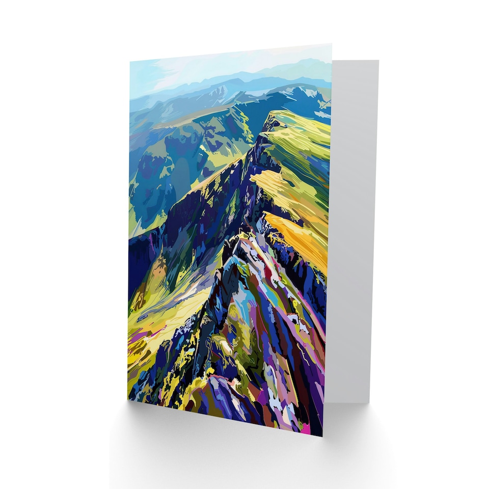 image 1 of Cairngorm Mountains Scottish Highlands Landscape Art Card