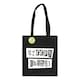 image 1 of Something Different Creepy Things Polycotton Tote Bag - Black/White - One Size | Black