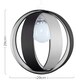image 5 of ValueLights J90 Black and Grey Fabric Globe Ceiling Shade & Bulb | Black