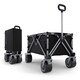 image 1 of Kinderkraft ROLLSTER Foldable Touring Wagon | Black | Mystic Black