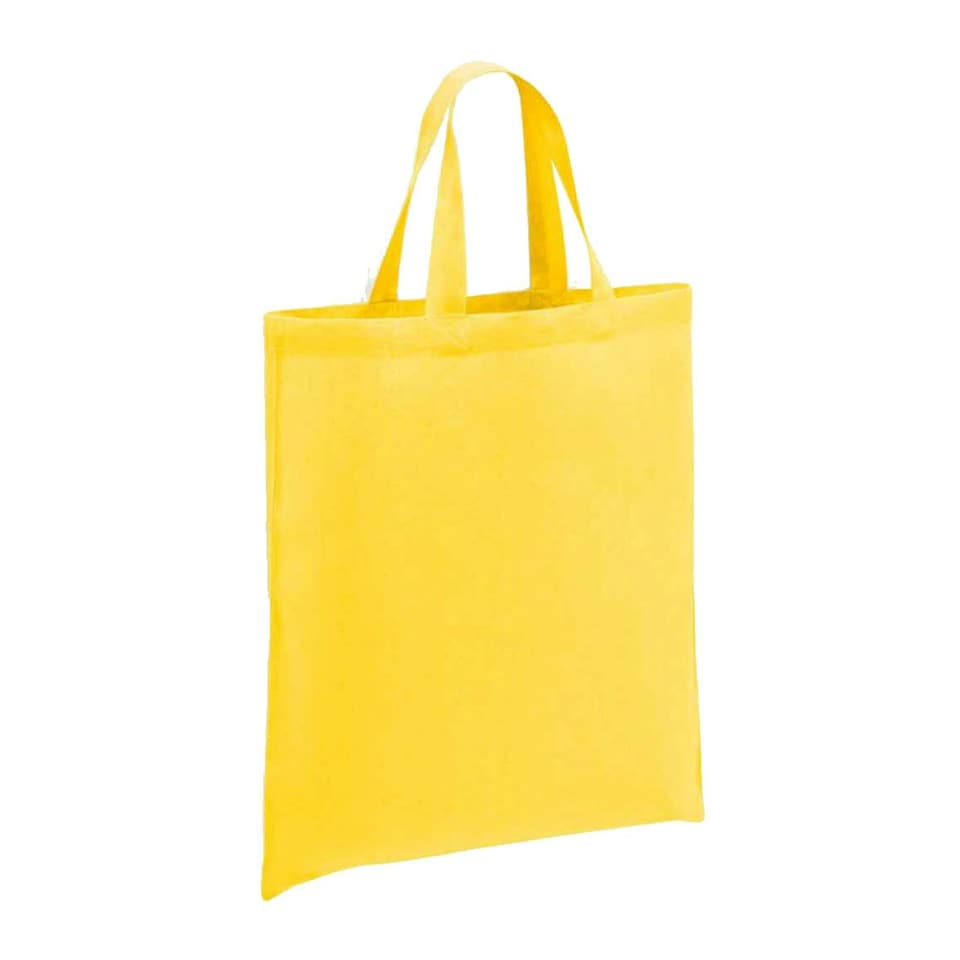 Brand Lab Cotton Short Handle Shopper Bag - Yellow - One Size Yellow