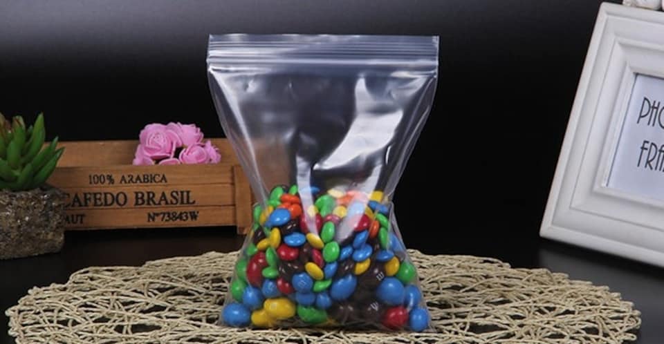 image 1 of 100 Zip Seal Bags Clear Plastic Zip Lock Food & Freezer Grip Self Seal 6" x 9" | Clear | 6" x 9"