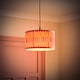 image 3 of ValueLights Rae Small Stripe Multicolour Pleated Shade