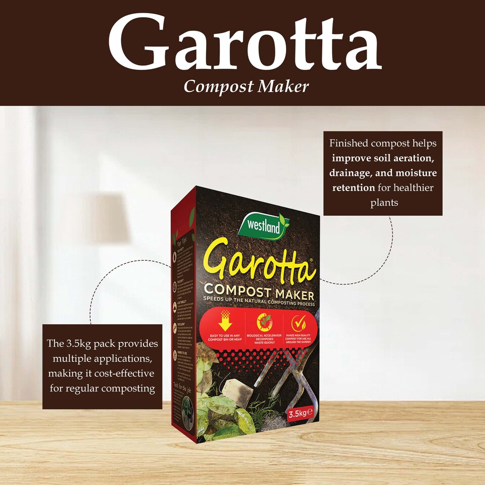 image 1 of Westland Garotta Compost Maker 3.5kg Fast Acting Compost Accelerator for Rich Healthy Soil and Thriving Gardens