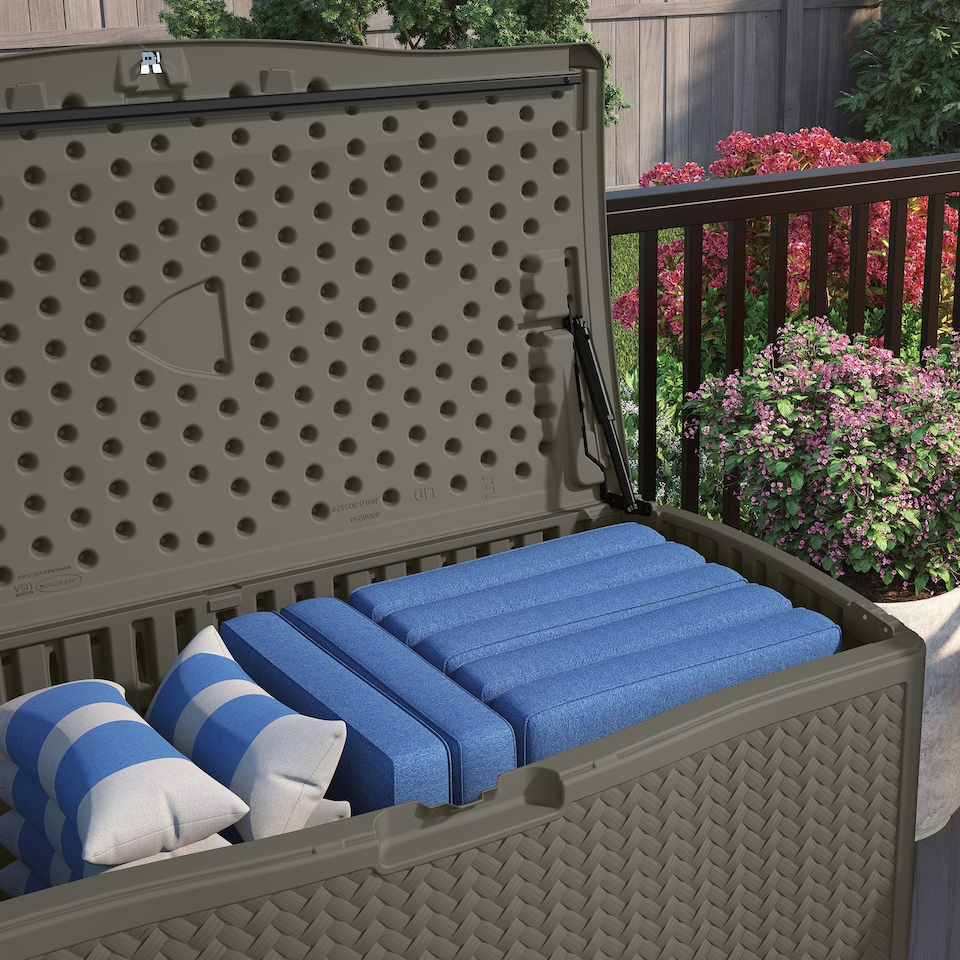 image 1 of Suncast Minnesota 469L Storage Box - Stone Grey Grey