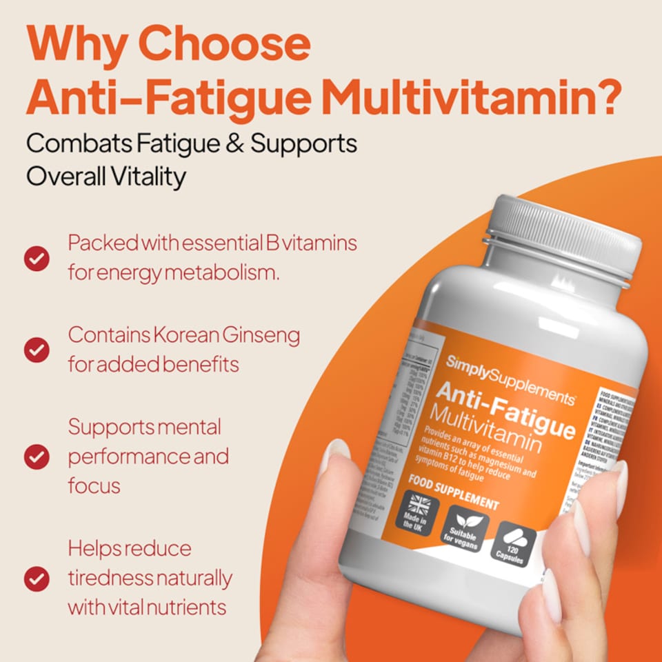 image 1 of Anti-Fatigue Multivitamin - 120 Capsules