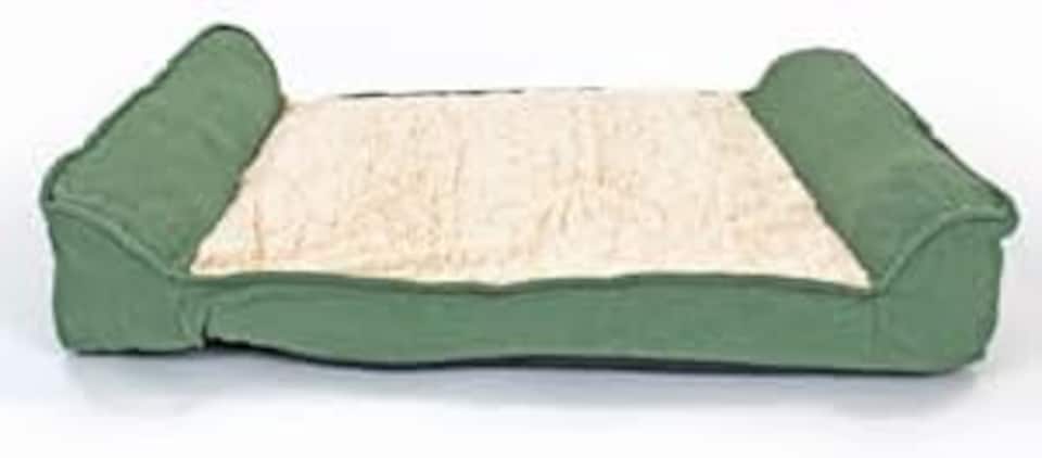 image 1 of Actiaspet - Deluxe Orthopaedic Dog Sofa Bed (Green, Large)