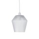 image 1 of Porter - Clear Textured Glass Easy Fit Pendant Shade Clear