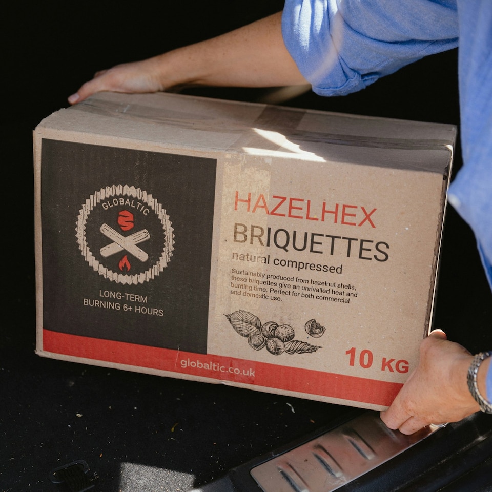 image 1 of Hazel Hex Sumi Bincho BBQ Grill Charcoal - 1 Box