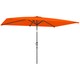image 1 of Outsunny 3x2m Garden Parasol Canopy Tilt Crank 6 Ribs Sun Shade Orange
