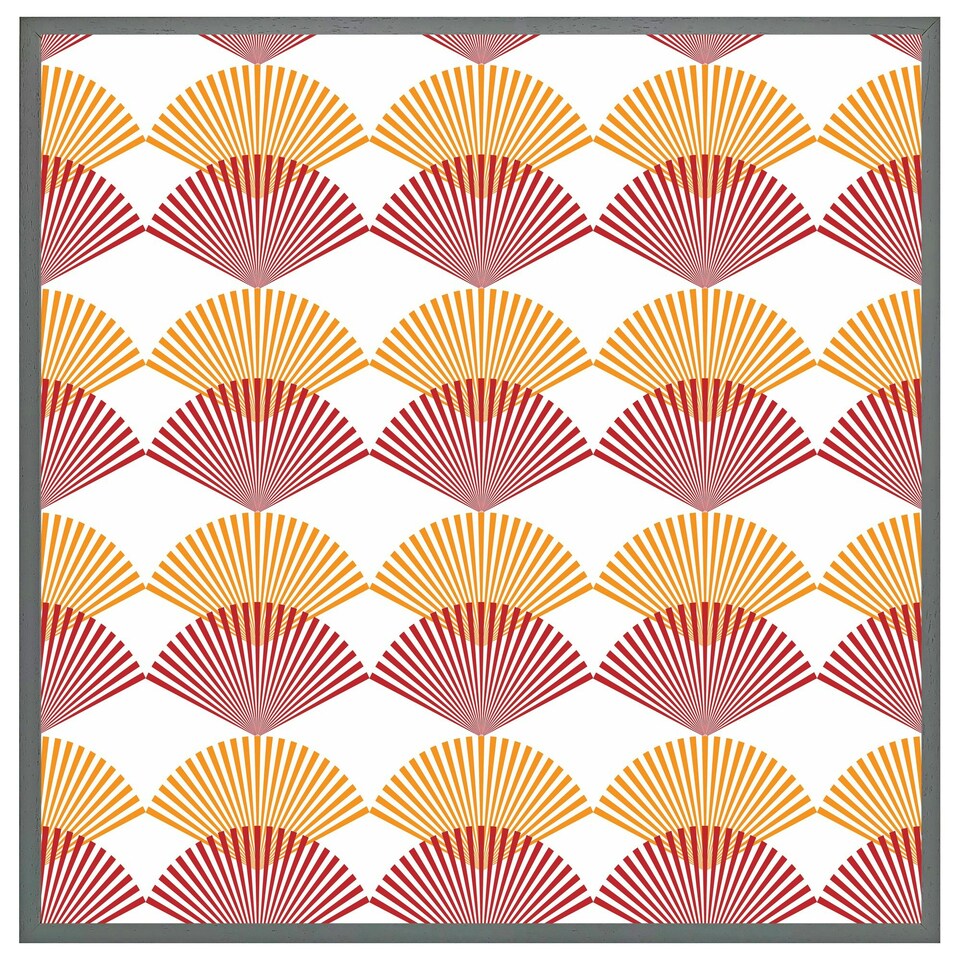 image 1 of Geometric sea shells (Picture Frame) Brown | XL
