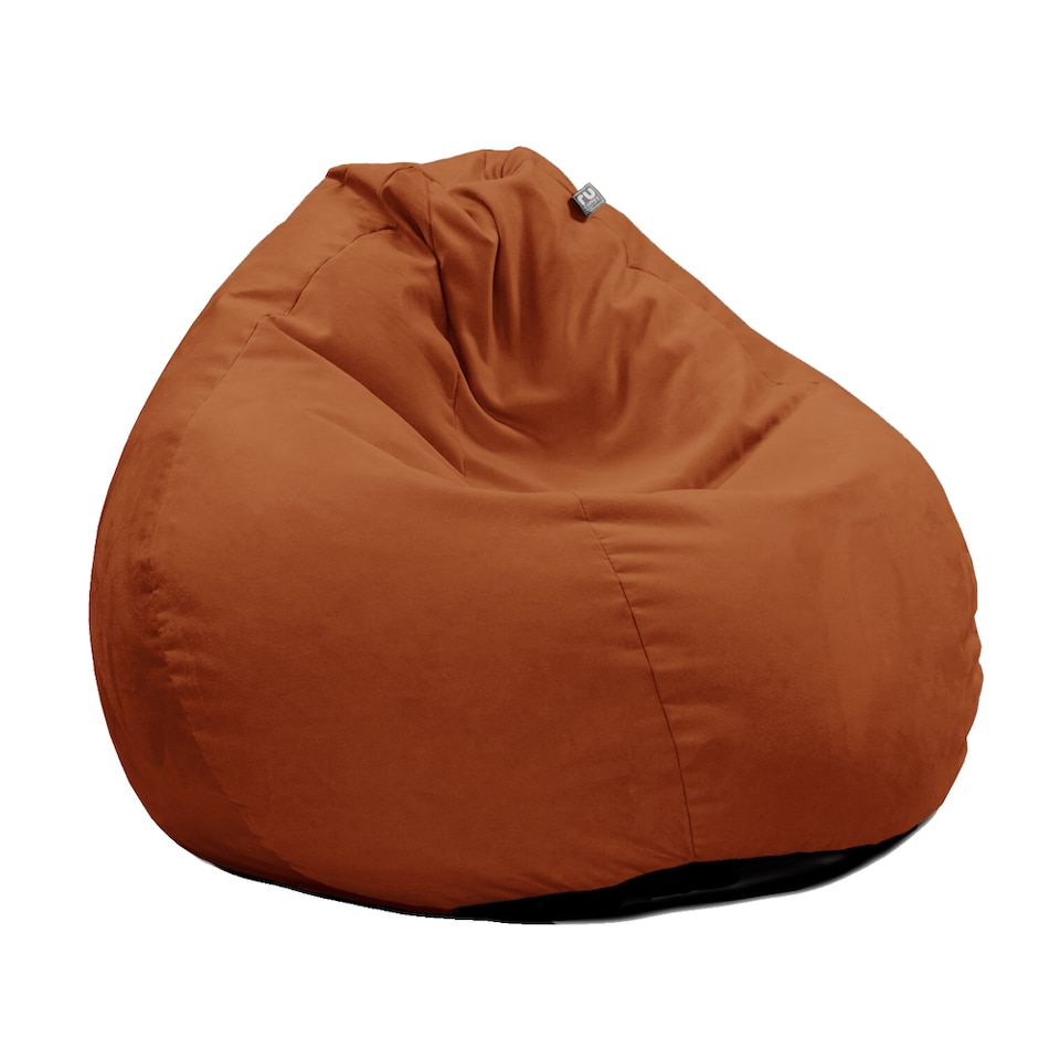 image 1 of rucomfy Indoor Adults Classic Slouchbag Bean Bag Chair - Velvet Seat