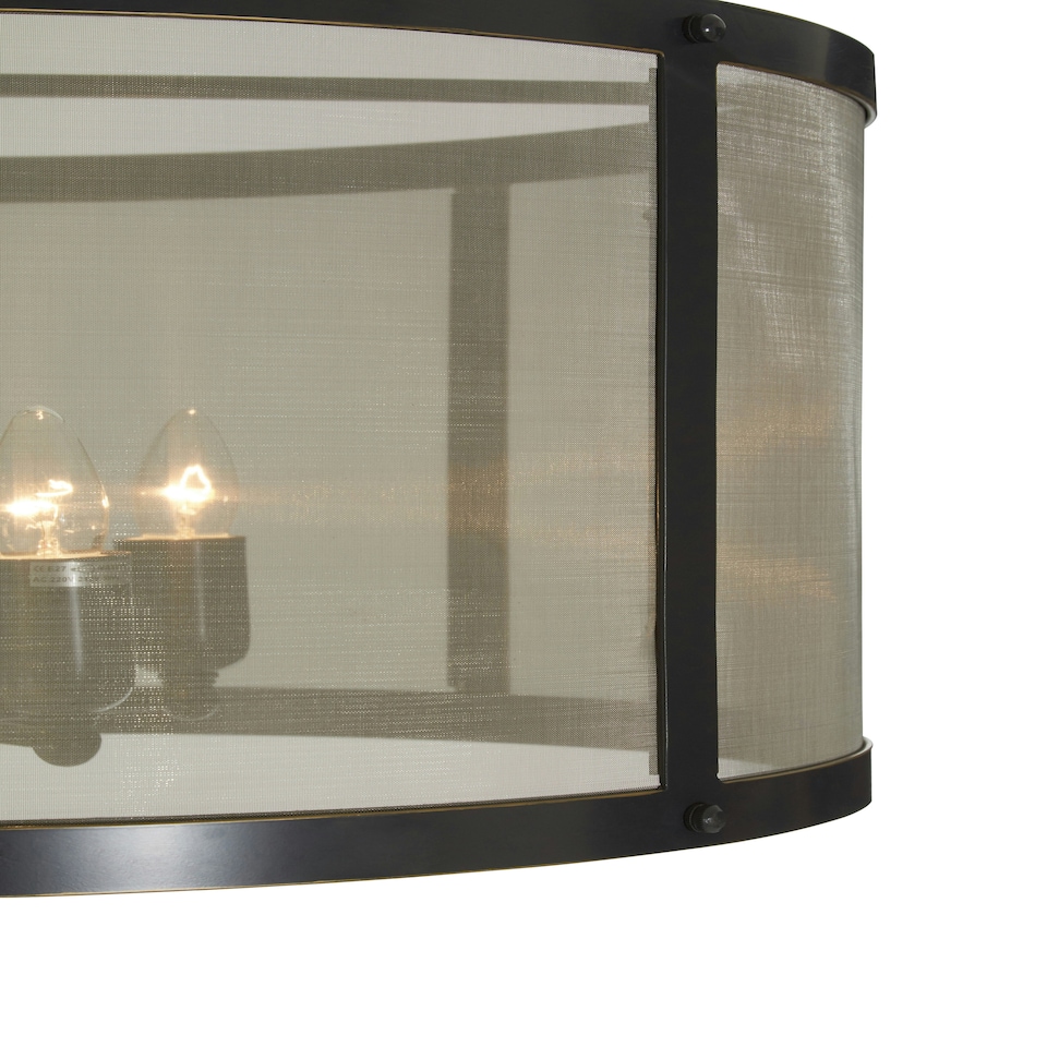 image 1 of Interiors by Premier Black Finish Floor Lamp With Gold Accents, Industrial Iron Mesh Candle Style Floor Lamp, Lighting Feature Black