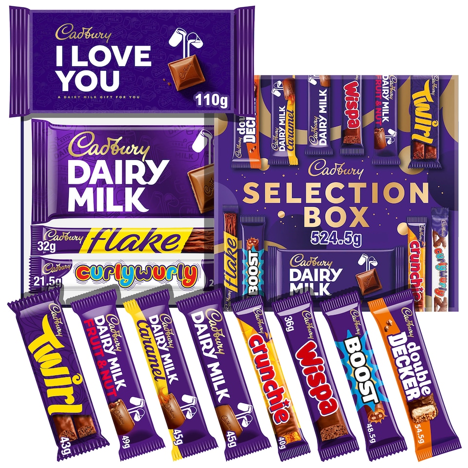 image 1 of Cadbury I Love You Chocolate Selection Box Gift