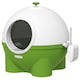 image 1 of PawHut Large Cat Litter Box w/ Scoop, Front Entrance, 53 x 51 x 48cm - Green