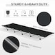 image 3 of Outsunny Lightweight Camping Cot Portable Compact Sleeping Bed w/ Carry Bag