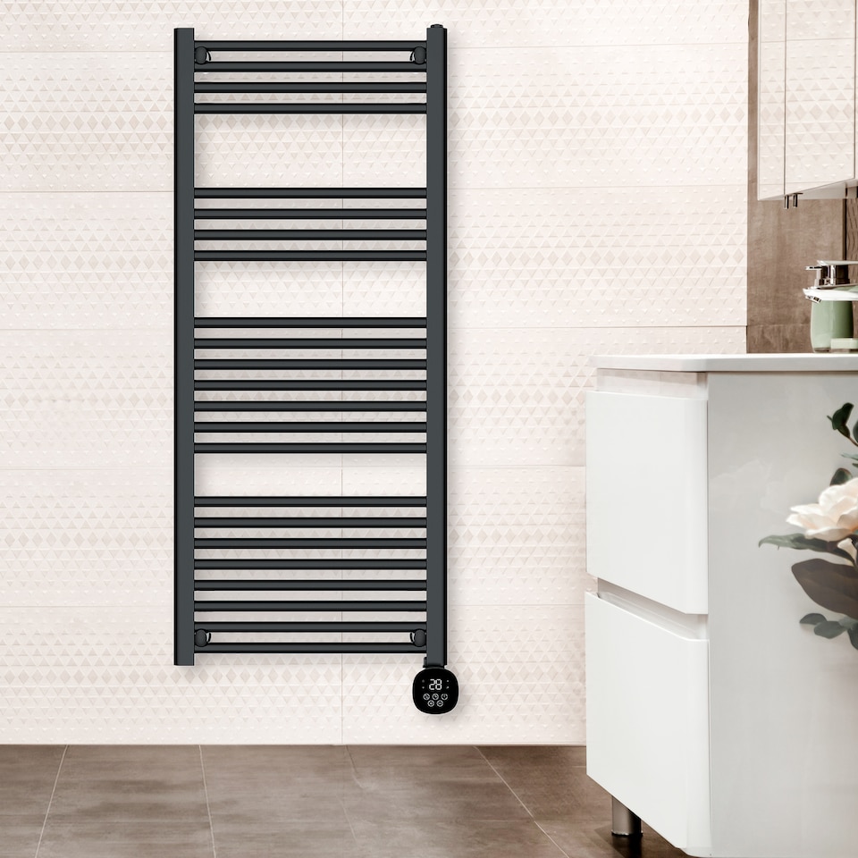 image 1 of TCP Smart 1000W Electric Towel Warmer Rail Radiator