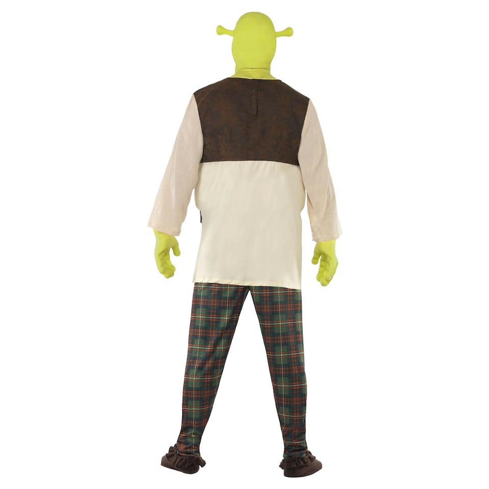 image 1 of Shrek Mens Costume Set - Cream/Brown - M M