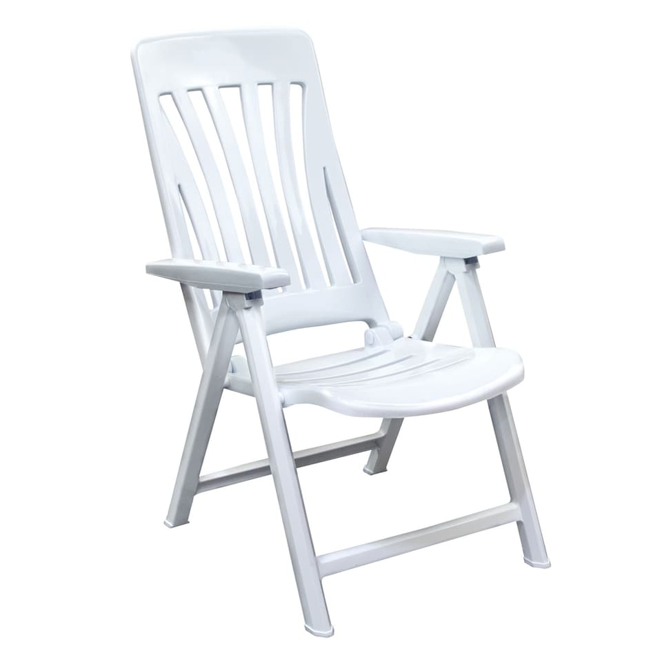 image 1 of Resol Blanes Reclining Garden Chair - White | White | White