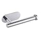 image 1 of Living and Home Modern Wall Mounted Stainless Steel Toilet Paper Roll Holder, Silver