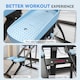 image 7 of SPORTNOW Stair Stepper for Home Gym Exercise, Vertical Climber Machine with Adjustable Pedals & LCD Monitor, Compact Cardio Stair Master for Arms and Legs Full-Body Workout