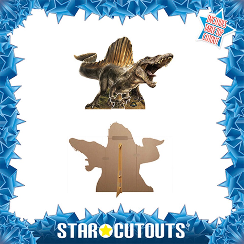 image 1 of Spinosaurus Dinosaur Jurassic World Rebirth Lifesize Cardboard Cutout 120cm