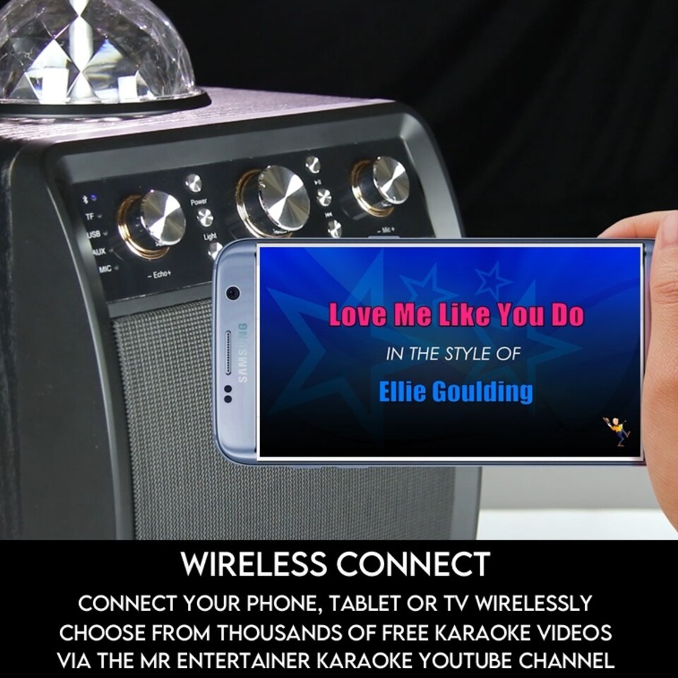 image 1 of Mr Entertainer Moonbox All-In-One Karaoke Machine