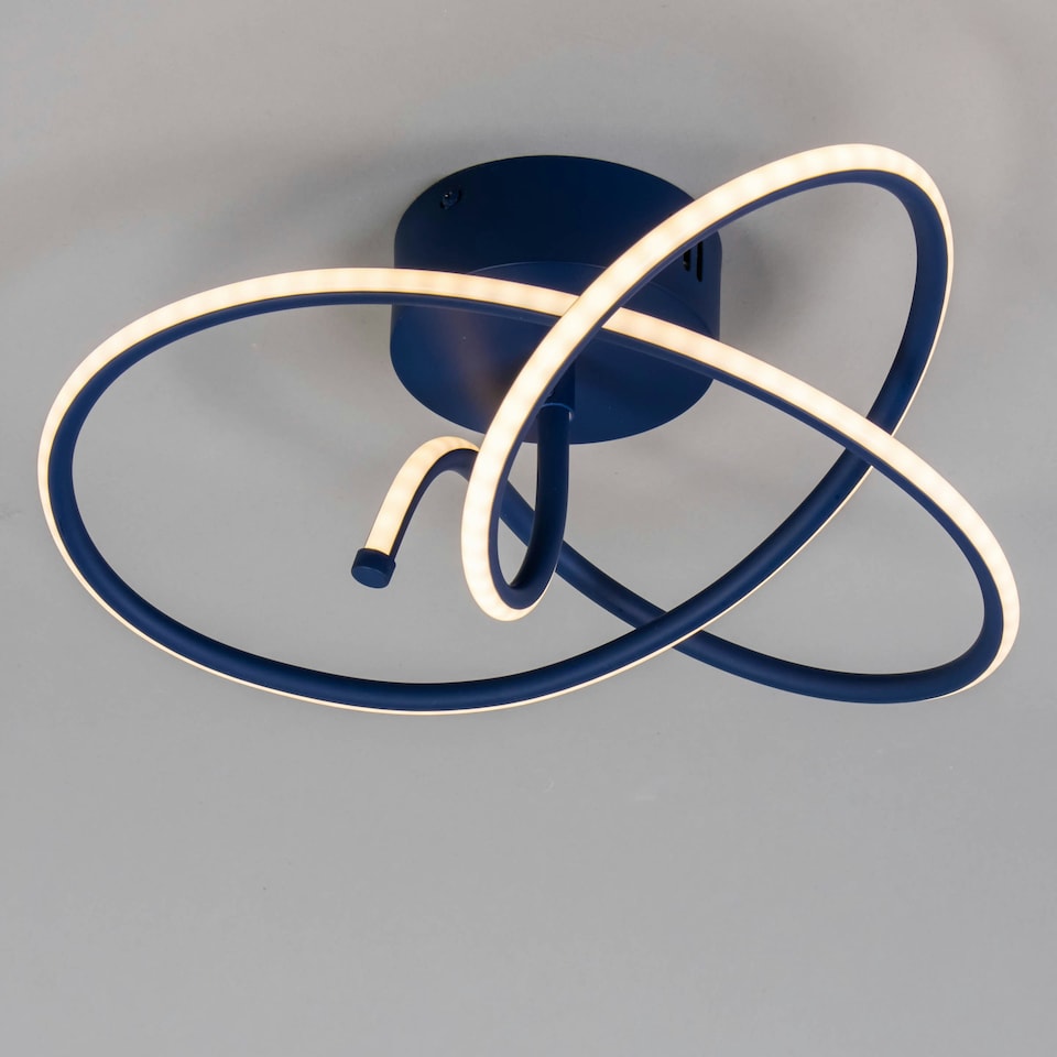 image 1 of BHS Glow Kid's LED Whirly Ceiling Light | Blue | Blue | 1