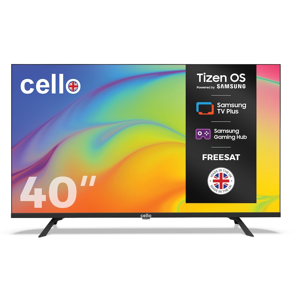 image 1 of Cello C4025TZ 40 Inch Smart tv powered by Tizen Operating system with-frameless-bezel