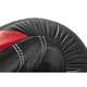 image 4 of Reebok Combat Leather Boxing Gloves - Leather Training Gloves with 5mm Gel & Injection Foam, Double-Loop Wrist Fastening (10oz/12oz) - Red/Black | Black | Red and Black | 10oz