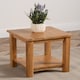 image 1 of Oslo Solid Oak Lamp Table for Living Room