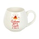 image 1 of Something Different Autumn Skies & Apple Pies Rounded Mug - White - One Size