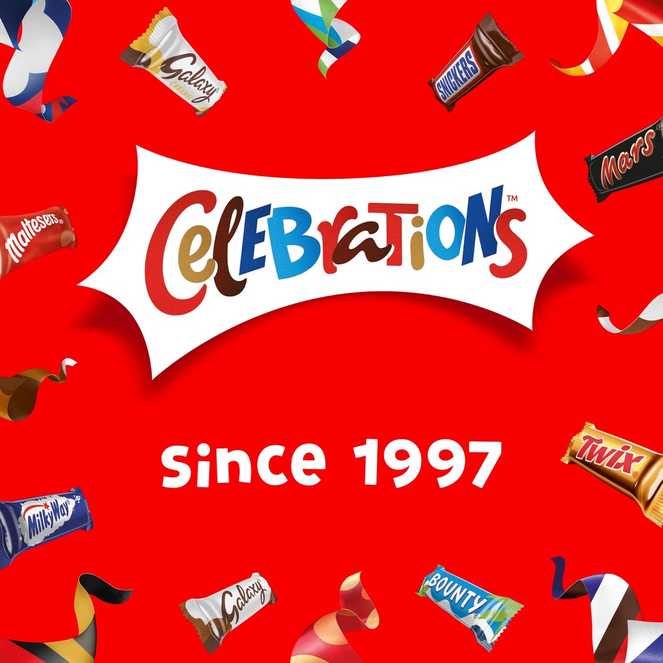 image 1 of Celebrations Milk Chocolates Gift Bulk Box (Maltesers, Galaxy, Snickers & More), 2kg (2 Pack)