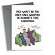 image 1 of Funny Pigs In Blankets Christmas Card