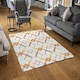 image 2 of Geometric Golden Pattern (Rug) Gold | Medium: 80x150cm