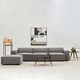 image 2 of Interiors by Premier Retro Design Coffee Table, Functional Display Coffee Table, Durable Decorative Coffee Table For Bedroom Grey