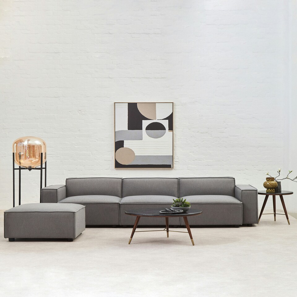 image 1 of Interiors by Premier Retro Design Coffee Table, Functional Display Coffee Table, Durable Decorative Coffee Table For Bedroom Grey