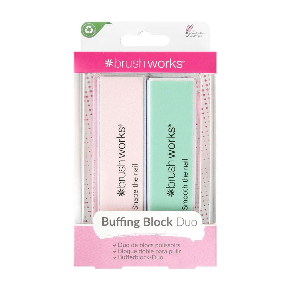 image 1 of Brushworks Pastel Nail Buffing Blocks