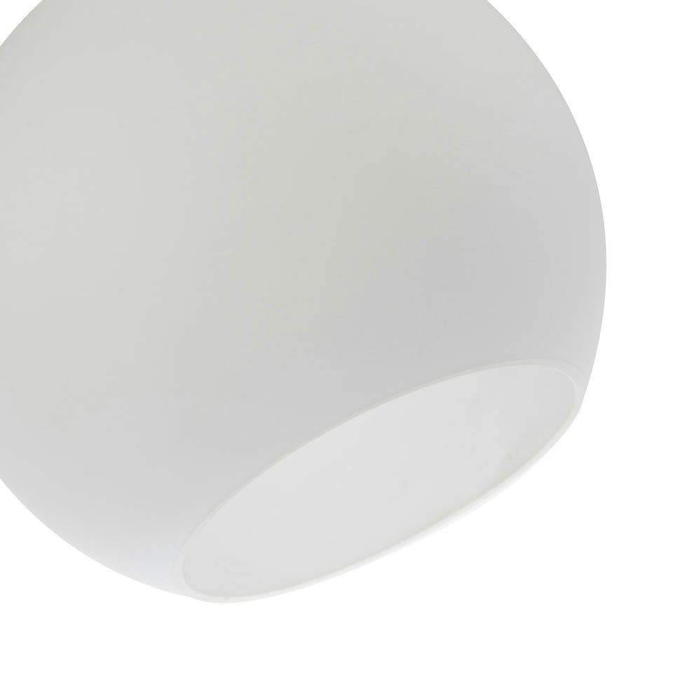 image 1 of Simple and Classic Opal White 20cm Glass Ball Pendant Lighting Shade White