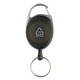 image 2 of XD Collection Recycled ABS Plastic Keyring - Black - One Size