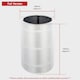image 5 of SPARES2GO Filter for Blueair Air Purifier Blue Pure 511 HEPASilent Particle HEPA Carbon Sleeve (Pack of 2 Filters)