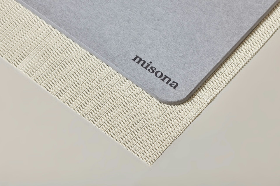 image 1 of Diatomite Stone Bath Mat - Grey