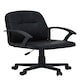 image 1 of Interiors By Premier Comfortable Black Small Home Office Chair, Ergonomic Work From Home Chair, Movable Ergonomic Office Chair