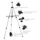 image 2 of 168cm Silver Portable Adjustable Aluminum Alloy Painting Stand Display Tripod Easel