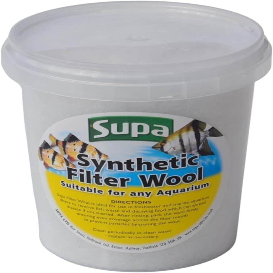 image 1 of Supa Aquarium Filter Wool 500ml, Pack of 6