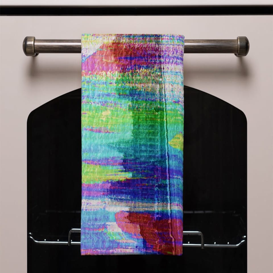 image 1 of Rainbow bridge (Kitchen Towel)