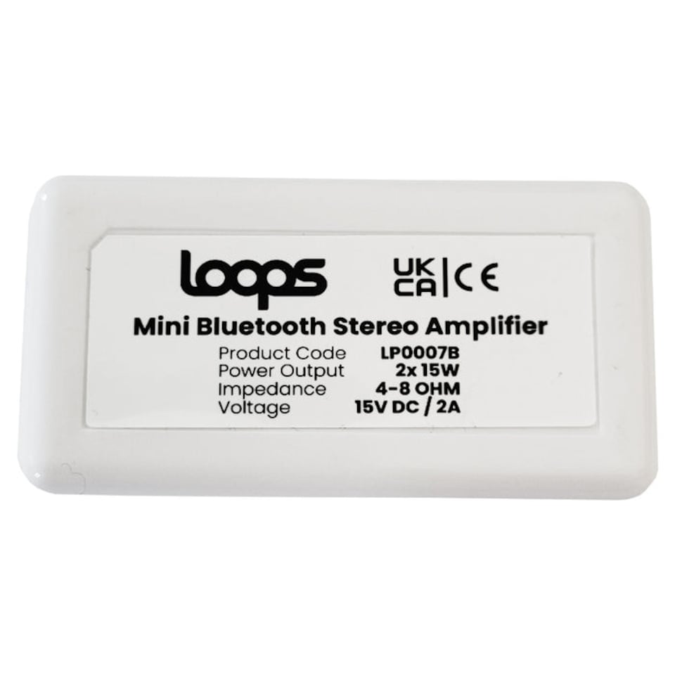 image 1 of Wireless Bluetooth Amplifier & 80W Background Speaker Kit Home Cinema HiFi Amp